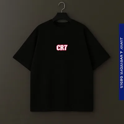 PREMIUM CLASSY CR7 EDITION DROP SHOLDER T SHIRT 